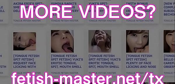 trendsJapanese Asian Tongue Spit Face Nose Licking Sucking Kissing Handjob Fetish - More at fetish-master.net